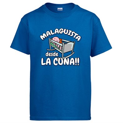 Camiseta Malaguista desde la cuna Málaga fútbol