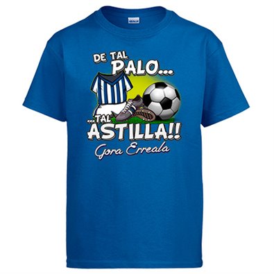 Camiseta De tal palo tal astilla de la real para aficionado al fútbol