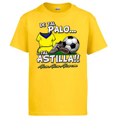 Camiseta de tal palo tal astilla de Alcorcón para aficionado al fútbol