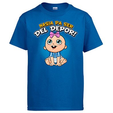 Camiseta nacida para ser del Depor Coruña fútbol