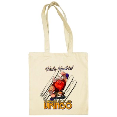 Bolsa de tela orgullo real Vikingo Merengue Madrid fútbol