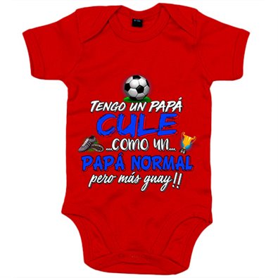 Body bebé tengo un papá Culé como un papá normal pero más guay