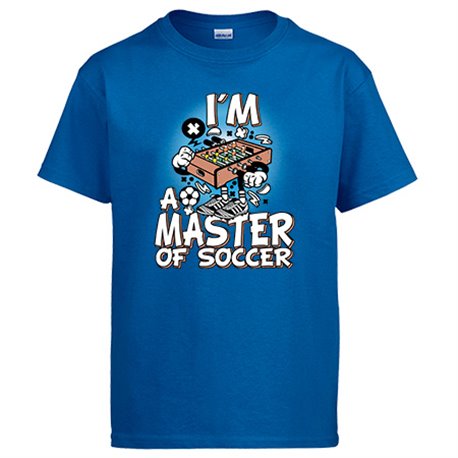 Camiseta soy un crack del fútbol I Am A Master Of Soccer
